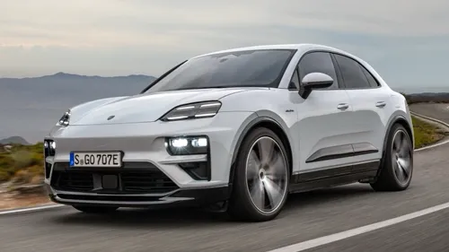 Porsche Macan EV voorkant