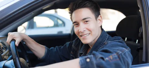 Man in auto