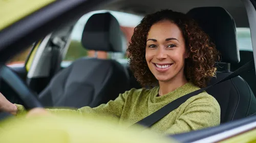 Bestuurder in auto