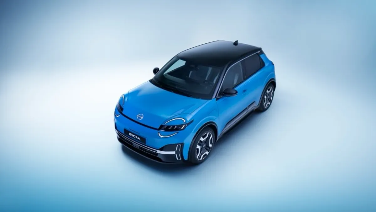 Nissan Micra EV bovenkant