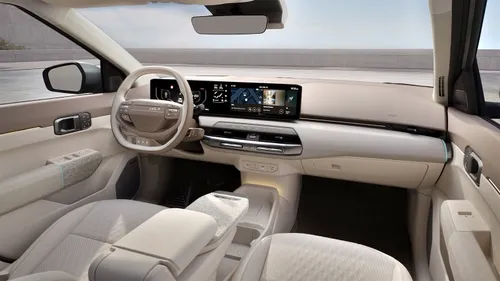 Kia EV4 interieur beige