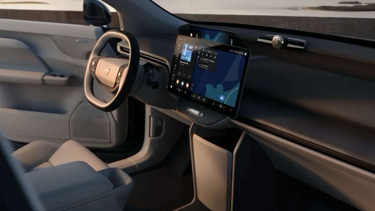 Volvo EX60 interieur