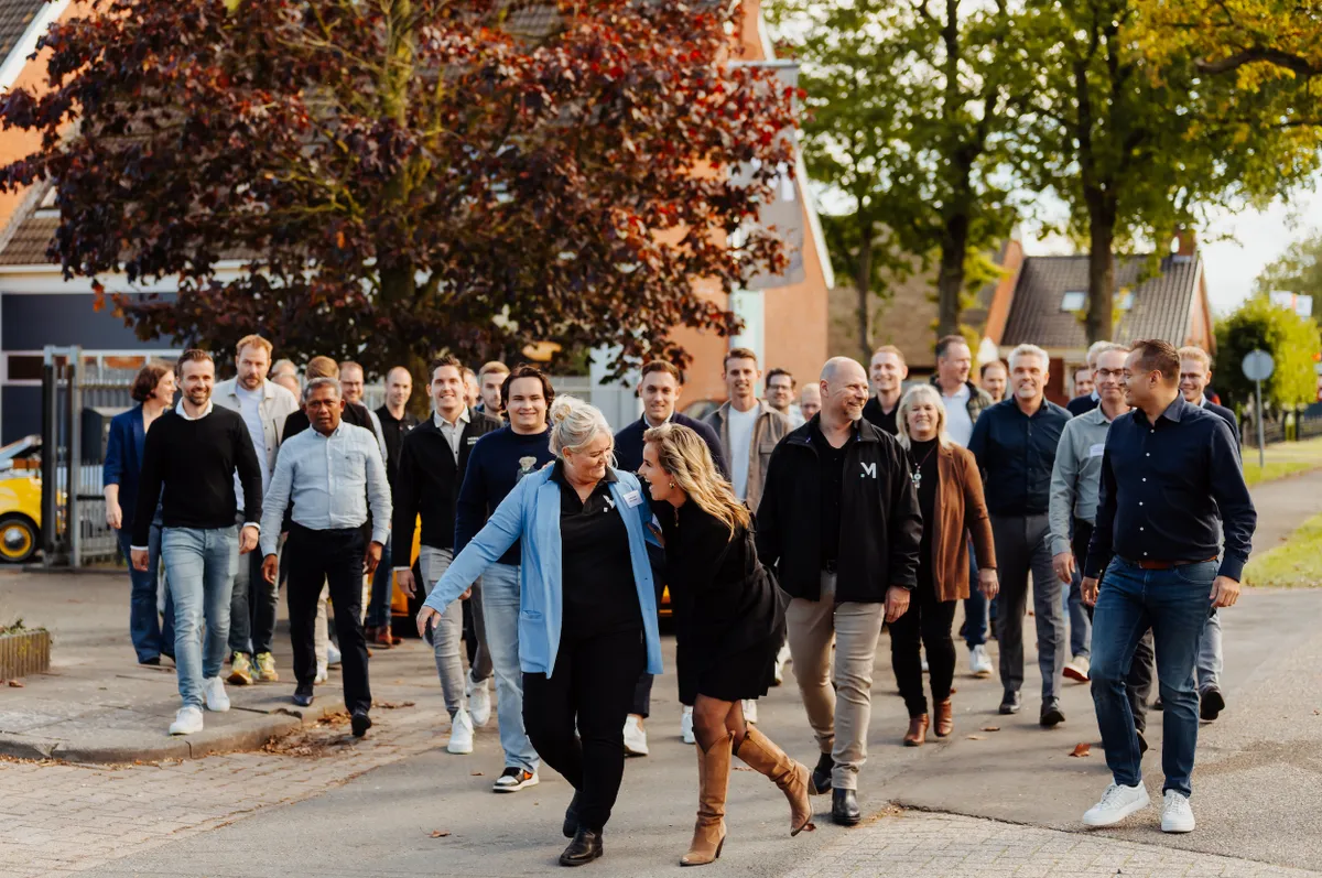 Groepsfoto personeel Mobility Service