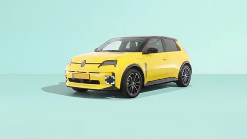 Renault 5 E-Tech geel