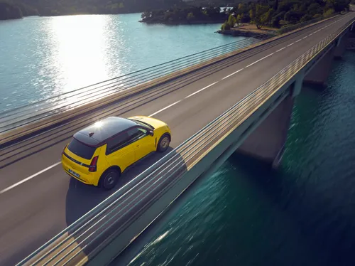 Renault 5 E-Tech bovenaf