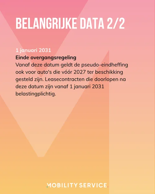 Leaseauto belasting 2027: 12% heffing voor alle werkgevers