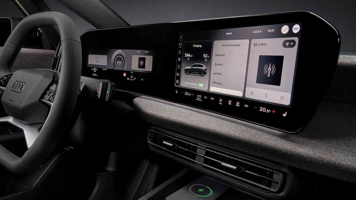 Audi A2 scherm