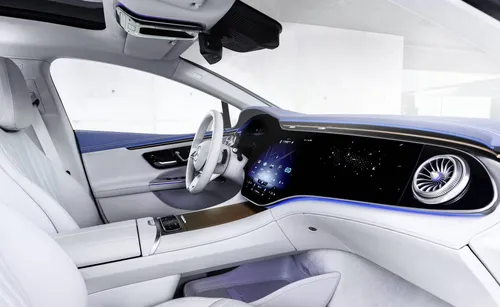 Mercedes EQE interieur voor