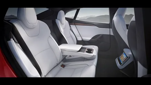 Tesla Model S achterbank