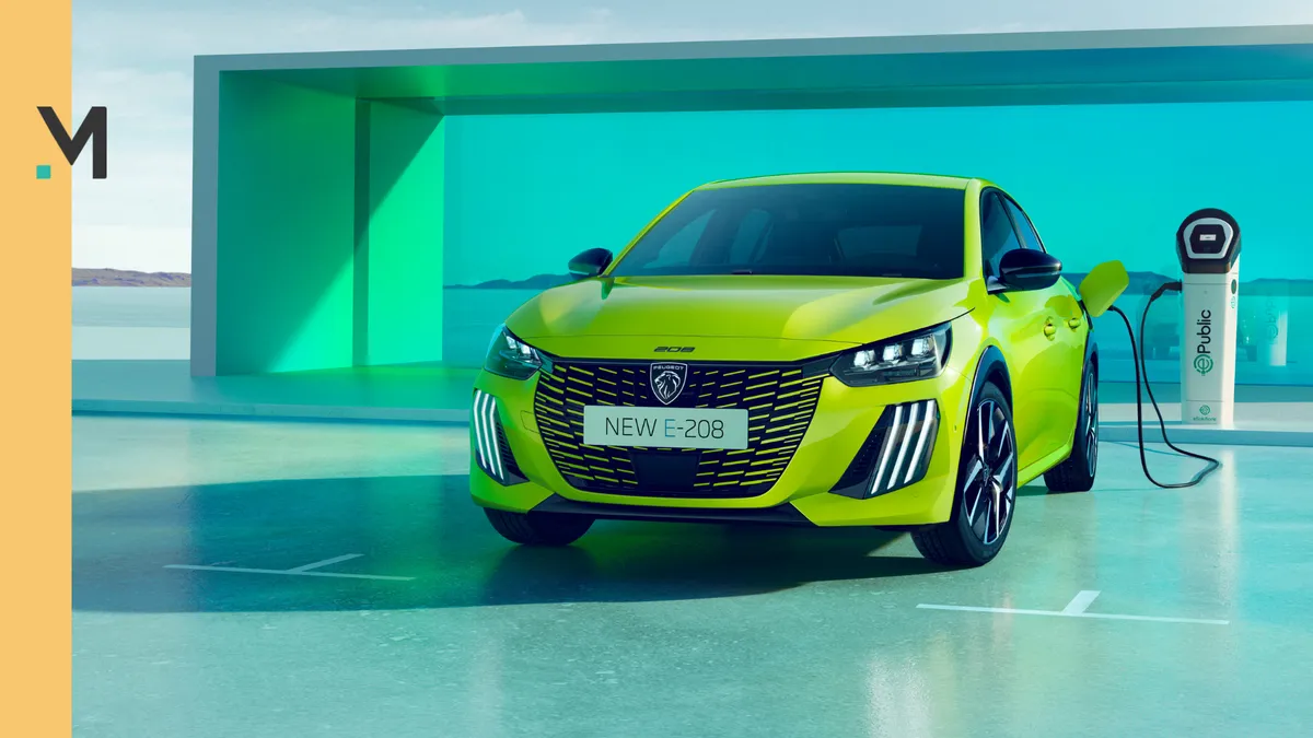 Peugeot e-208 voorkant
