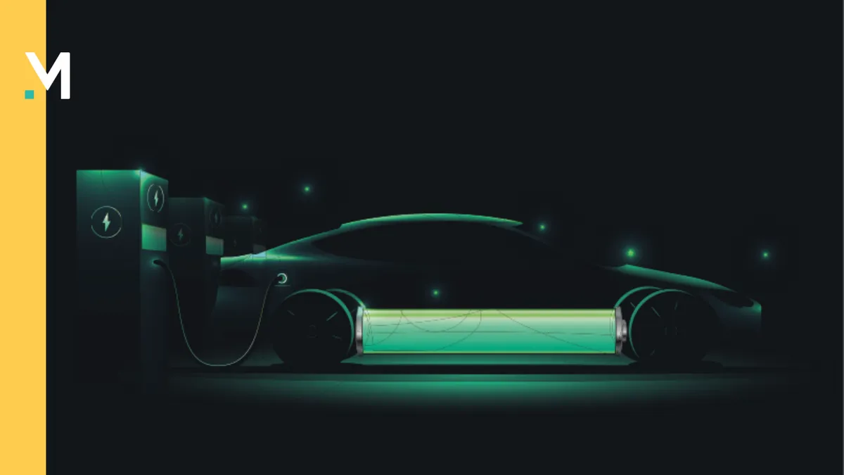 Elektrische auto aan het opladen