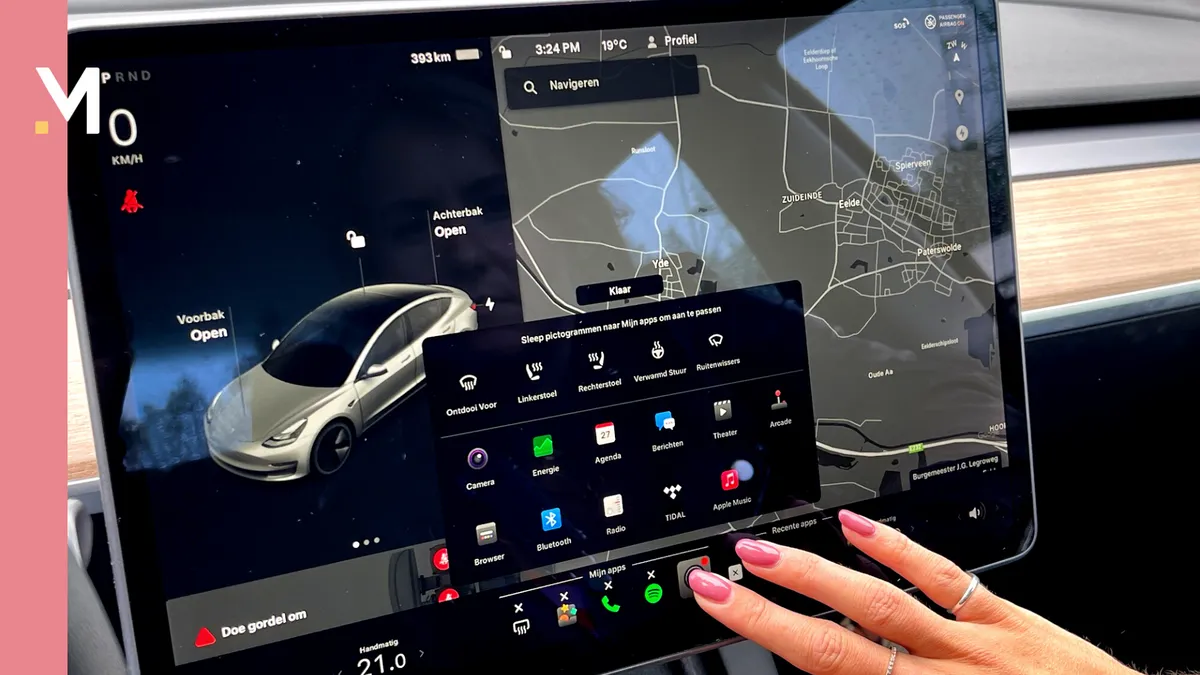 Touchscreen Tesla Model 3