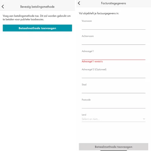 Shell Recharge app