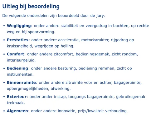 Uitleg bij beoordeling