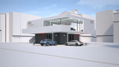 Audi ontwikkelt charging hub