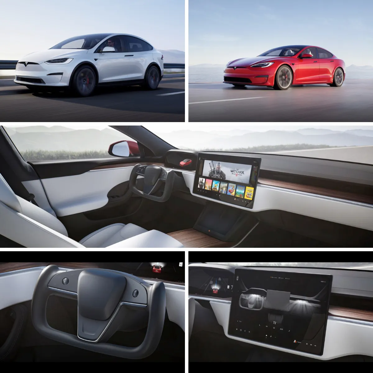 Interieur Tesla Model S en Model X