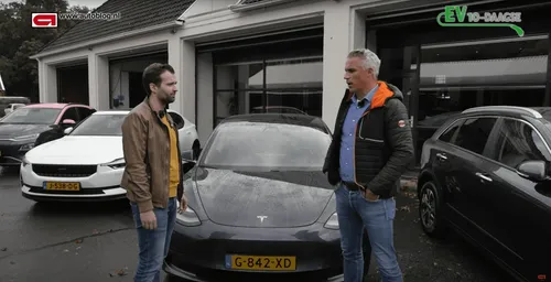 Alexander en Wouter voor de model 3