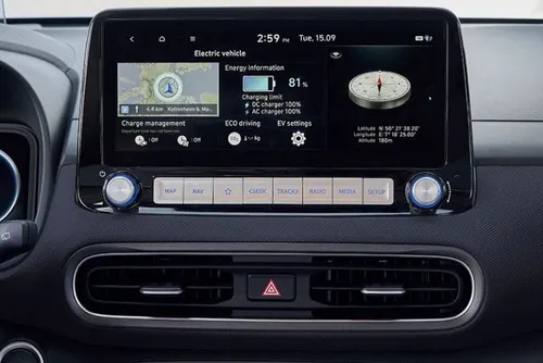 Hyundai Kona electric multimedia