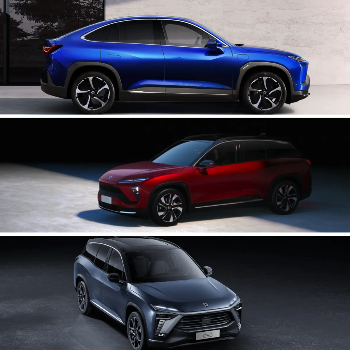 Elektrische auto’s van Nio