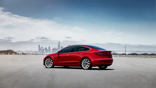 Tesla Model 3 achterkant