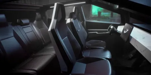 Tesla Cybertruck interieur