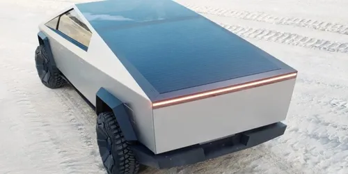 Tesla Cybertruck achterkant