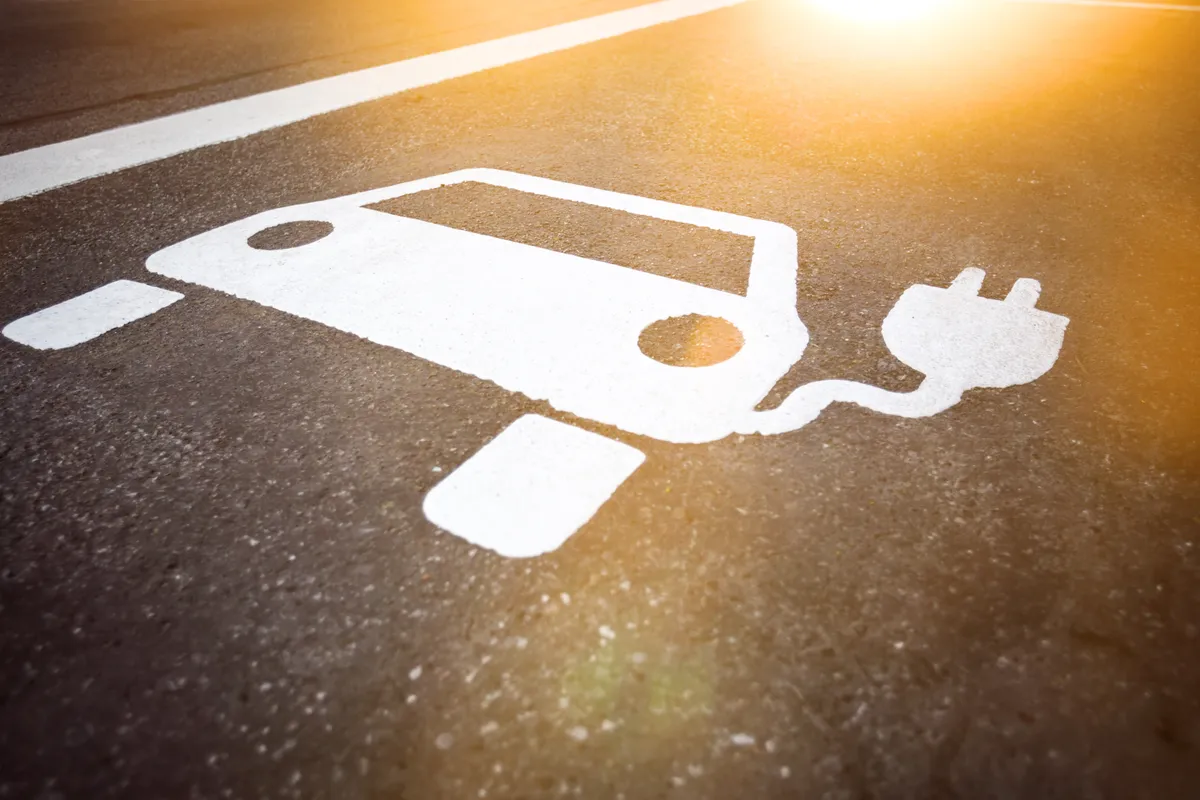 Parkeerplek elektrische auto