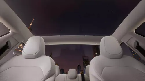 Tesla Model 3 panoramadak
