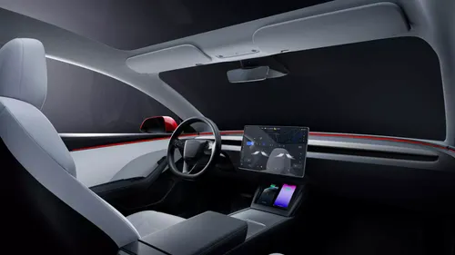 Tesla Model 3 cockpit