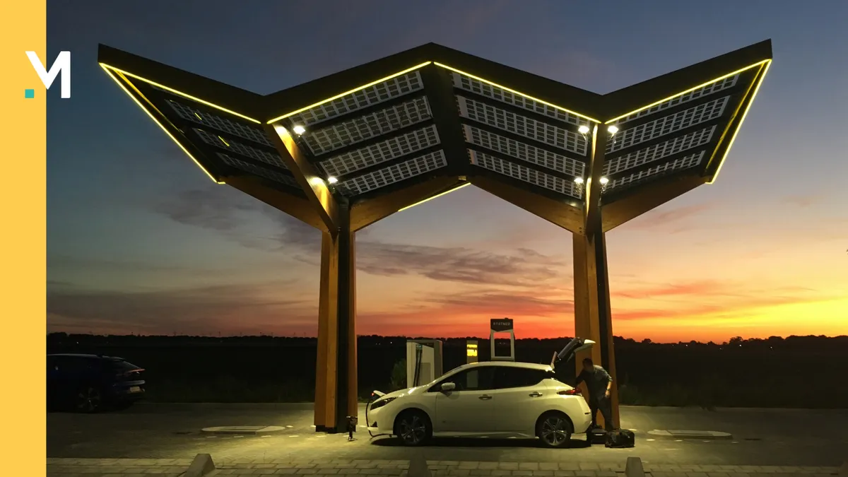 Nissan leaf snelladen bij Fastned
